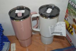 *Two Reduce Thermal Travel Mugs
