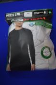 *32 Degrees Heat Men’s Long Sleeve Crewneck Top 2pk Size: XL