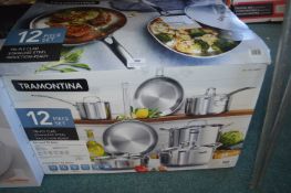 *Tramontina 12pc Stainless Steel Cookware Set