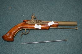 Decorative Reproduction Flintlock Pistol