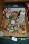 Decorative Items, Wade Piggybank, etc.