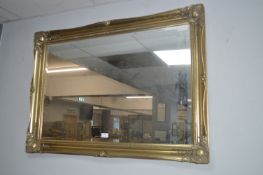 Gilt Framed Beveled Edge Mirror
