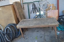 Two Pine Folding Trestle Tables