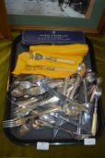 Vintage Stainless Steel Cutlery Including Elkingto
