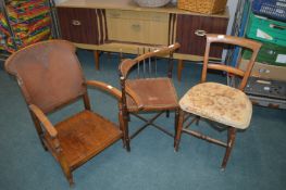 Three Vintage Chairs (one AF)