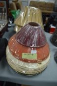 Twelve Assorted Lampshades