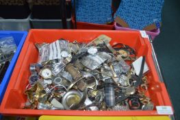 Assorted Wristwatches and Parts for Spares and Rep