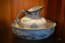 Victorian Wash Bowl and Jug