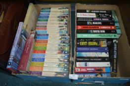 Two Boxes of Books Including Patrick O'Brien