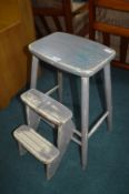 Retro Folding Step Stool