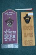 Two Beer Bottle Openers