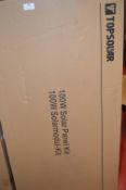 *Top Solar 100w Solar Panel Kit