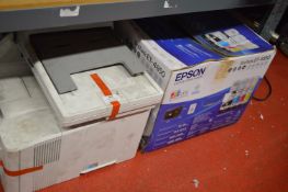 *One HP and One Epson Printers