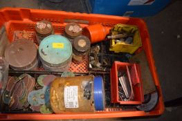 Mixed Lot of Screws, Washers, Sandpaper, etc.