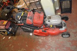 Cobra Electric Start 135CC OVG Engine Lawnmower with Two Petrol Cans