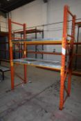 *Bay of Dexion Pallet Racking 180x76cm x 2.5cm Comprising Two Uprights and Four Beams with