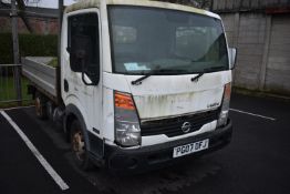 *Nissan Cab Star 34.11 Tipper Reg: PG07 DFJ (no keys, for spares/scrap)