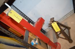 Axle Stand and a Jack Stand