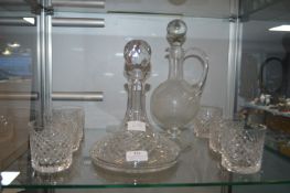 Glass Decanters and Tumblers