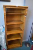 Oak Effect Five Tier Shelf Unit