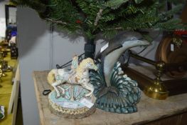 Two Cast Iron Door Stops