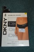 *Four DKNY Lady's Bikini Briefs Size: S