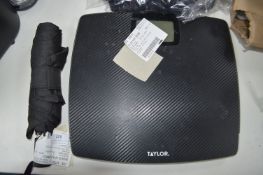 *Shedrain Umbrella and Taylor's Digital Bathroom S