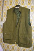 Walker & Hawks Men's Tweed Body Warmer Size: 4XL