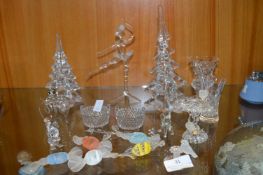 Glass Ornaments etc.