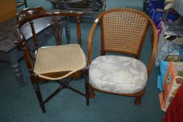 Vintage Corner Chair, and a Nursing Chair