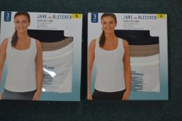 *Two 3pks of Jane & Beaker Vests Size: S