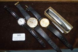 Wristwatches by Accurist, etc.