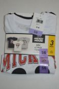 Disney Mickey Mouse Kid's T-Shirts 3pk Size: 5-6 y