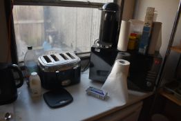 *Toaster, Kettle, Microwave, etc.