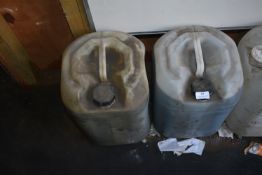 *2x 25L of Engine Oil (brand unknown)