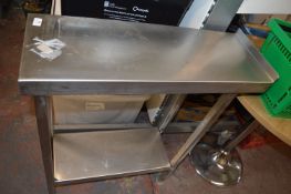 Stainless Steel Preparation Table with Undershelf