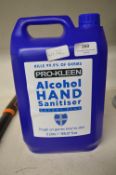 5L of Pro Clean Alcohol Hand Sanitiser