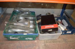 Smirnoff Sign, Baking Tins, Cutlery, etc.