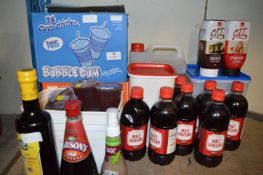 Mixed Lot Including Malt Vinegar, Cup Drinks, Tabl