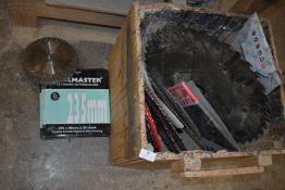 *Box of Assorted TCT and Other Saw Blades (various sizes)