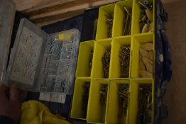 *Two Component Case Containing Assorted Wood Screws and Self Tappers