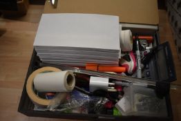 *Quantity of Office Stationery Envelopes, Calculator, Pens, etc.