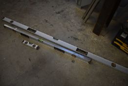 *Set of Three Magnetic Spirit Levels