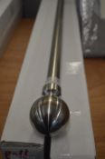 *Four Metal Effect Extending Curtain Poles