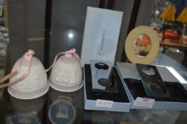 Wedgwood Bottle Openers, Two Lladro Bells, and a P