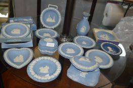 15+ Wedgwood Blue & Jasper Ware Dishes etc.