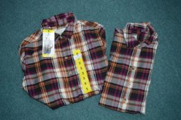 *Jachs Girlfriend Check Shirts Size: S