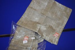 *Ten Metallic Grey Cushion Covers 43cm