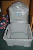 *Three Heavy Duty 13L Storage Boxes