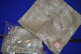 *Ten Metallic Grey Cushion Covers 43cm